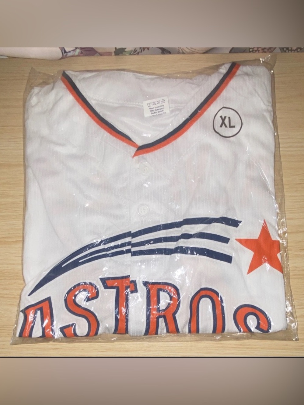 Houston Astros White Baseball Jersey XL